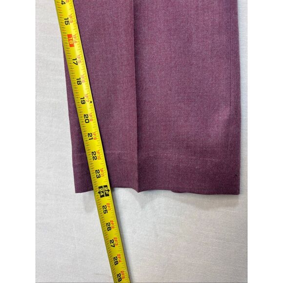 Vintage Pendleton Women's Size 14 Purple 100% Virgin Wool Pants Trousers USA - Picture 10 of 13